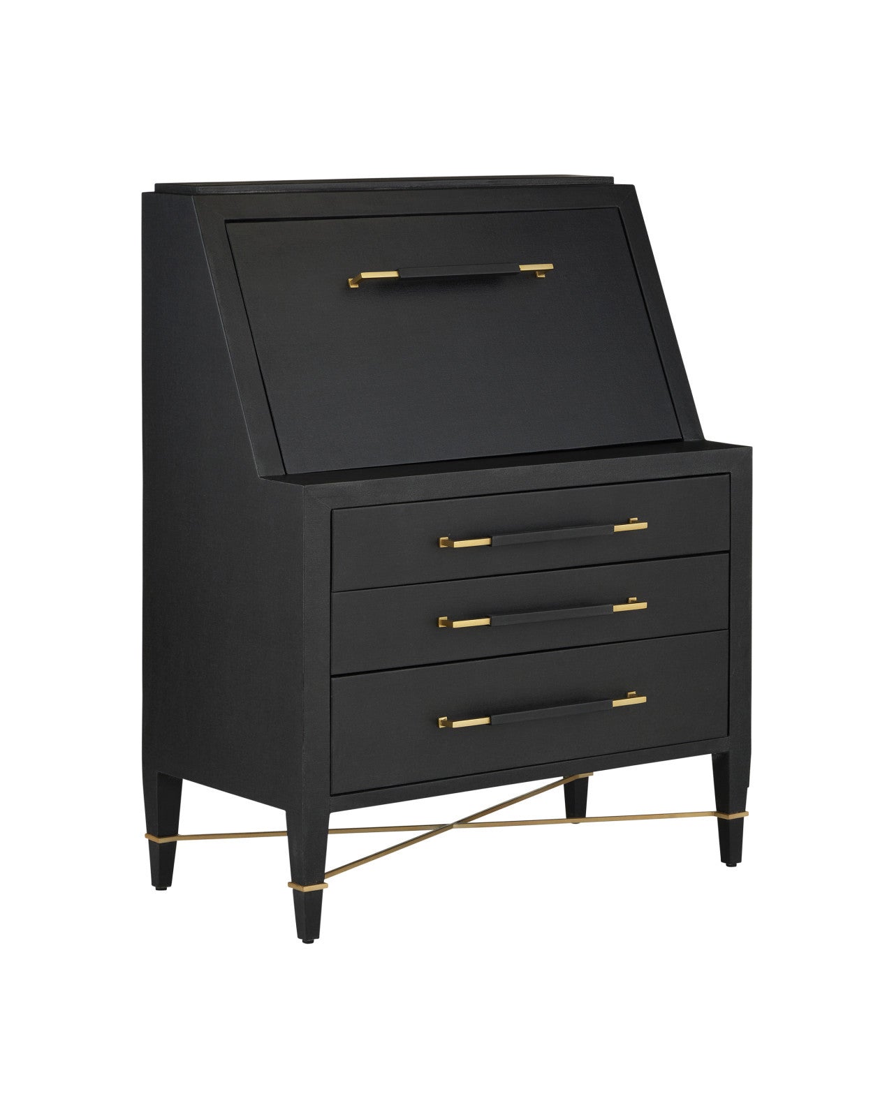 Verona Black Secretary Desk