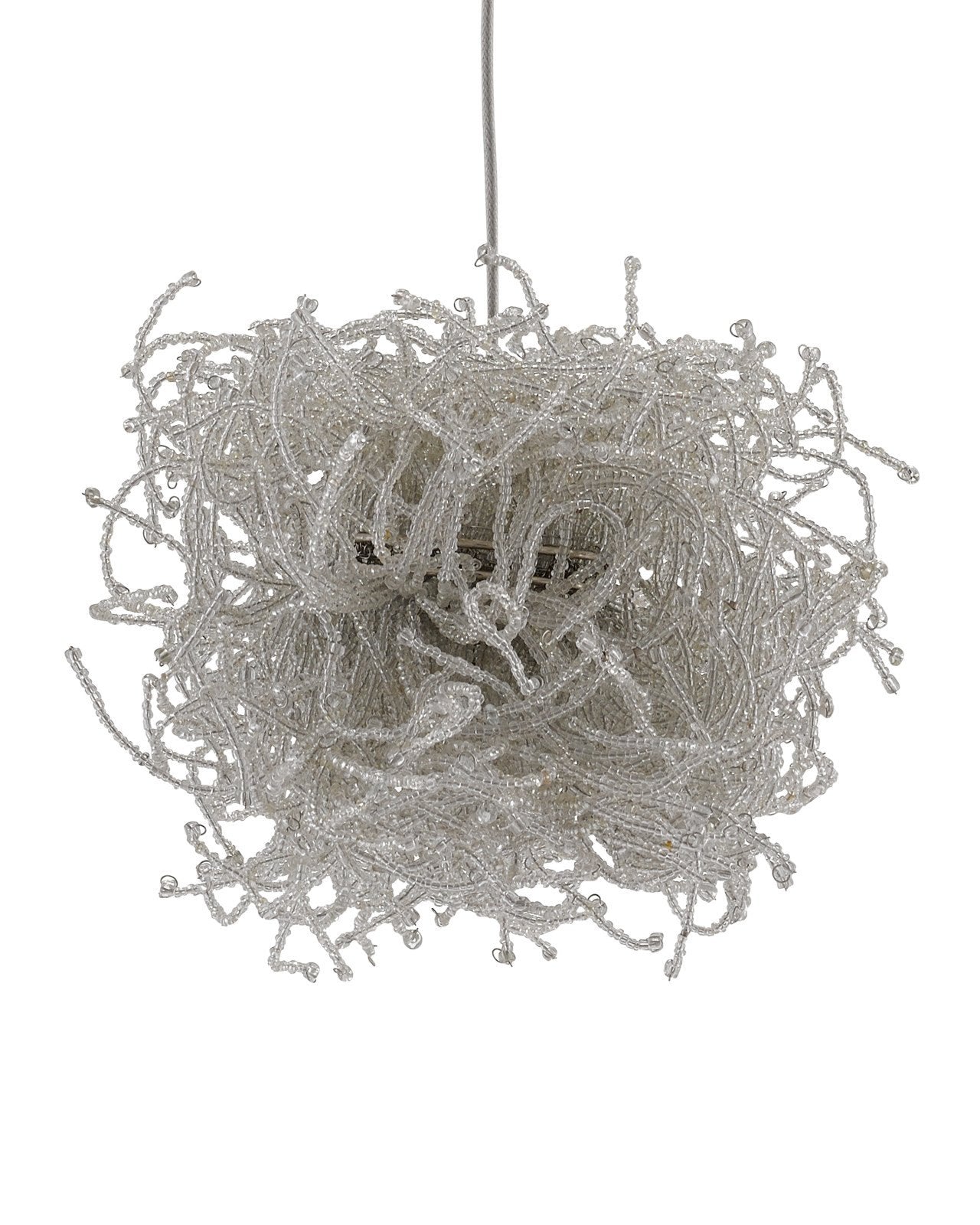 Birds Nest 1-Light Round Multi-Drop Pendant