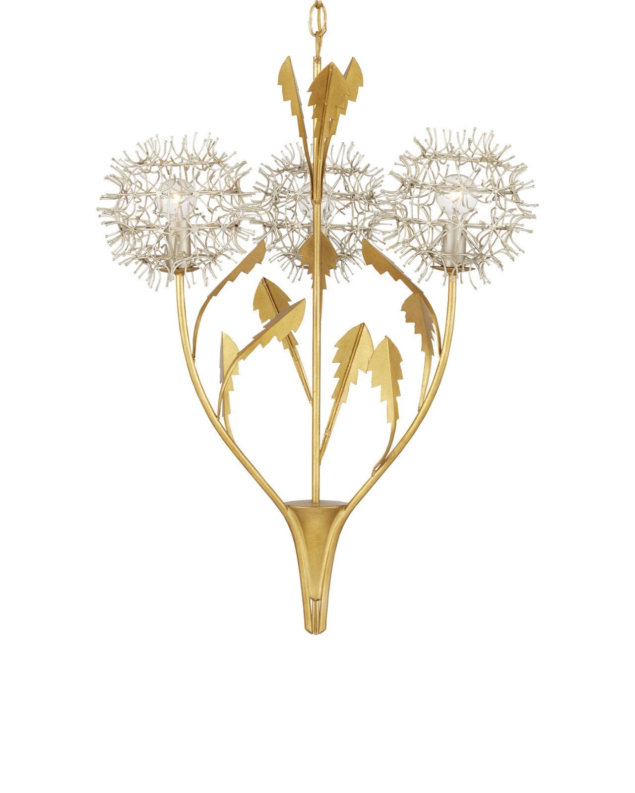 Dandelion Silver & Gold Pendant