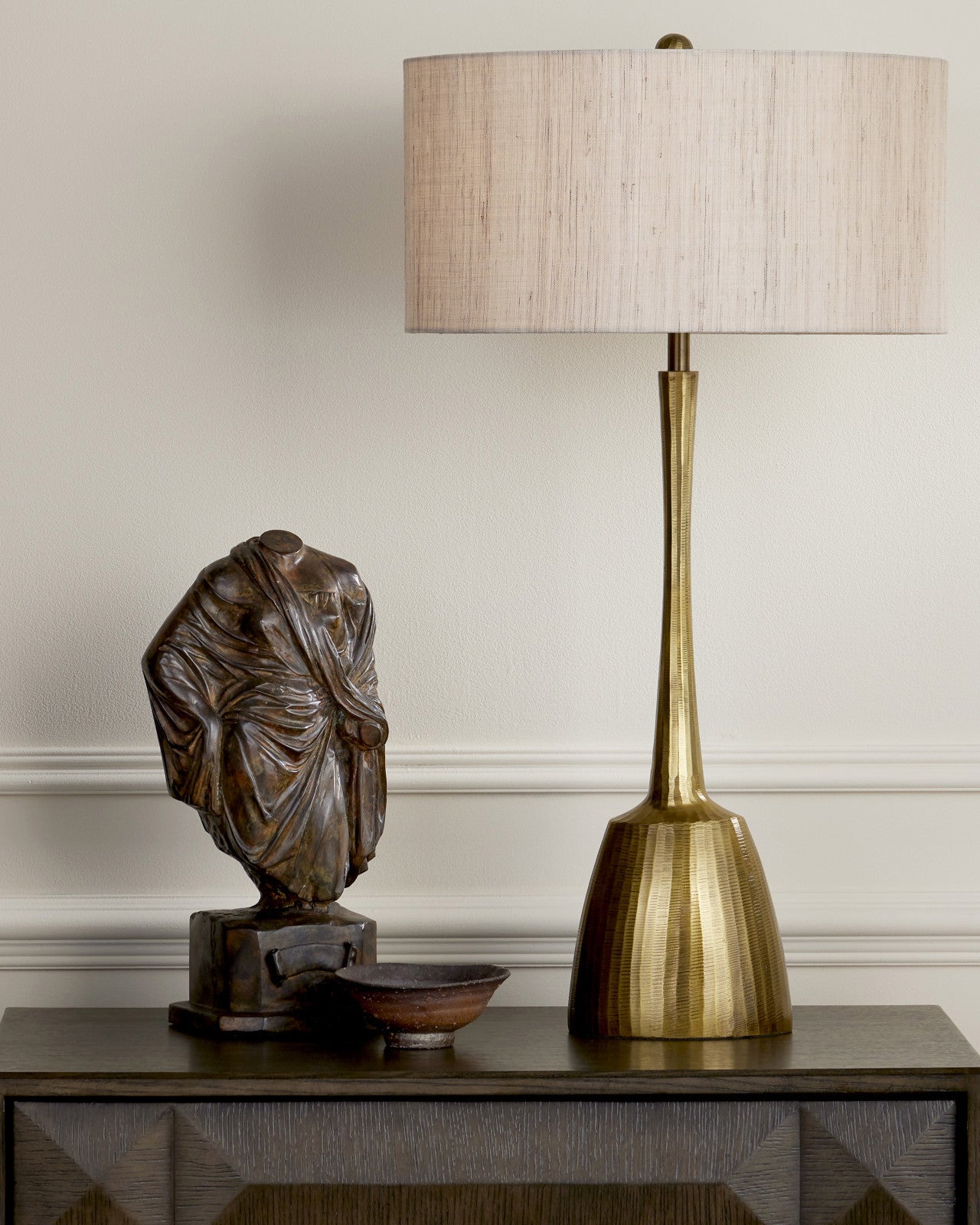 Greek Female Torso Bronze