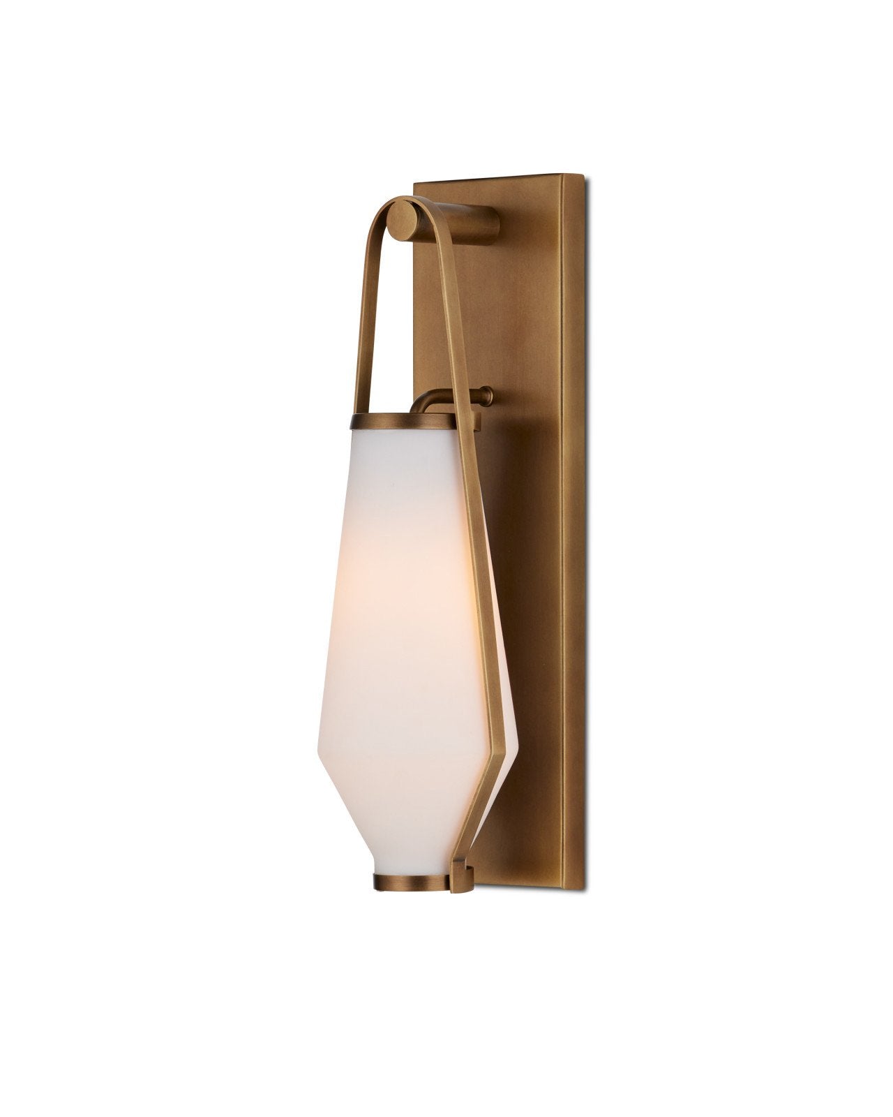 Brompton Brass Bath Wall Sconce