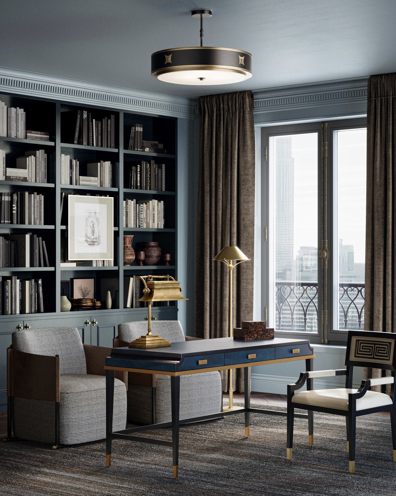 Artemis Leather Armchair, Milk