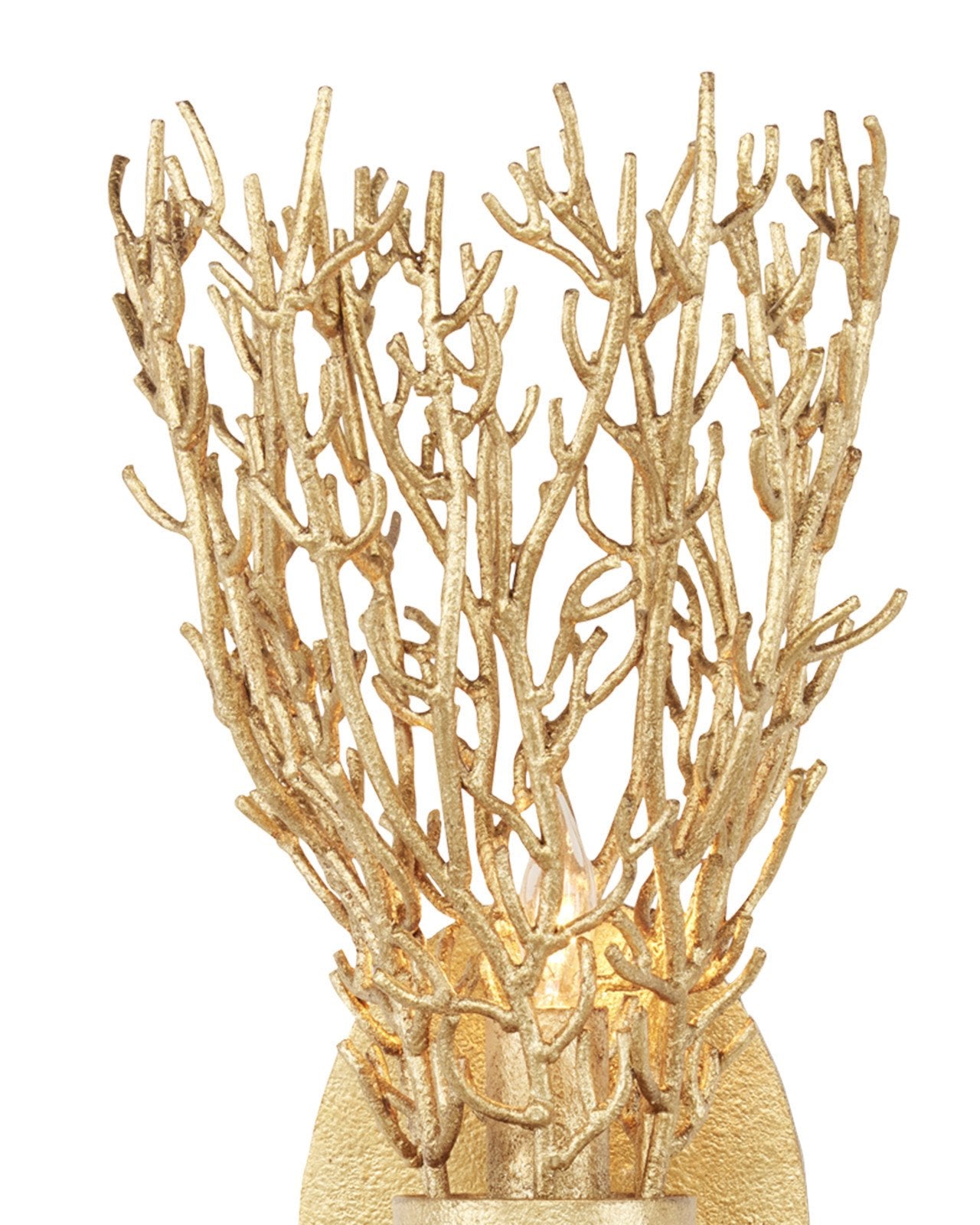 Sea Fan Gold Wall Sconce