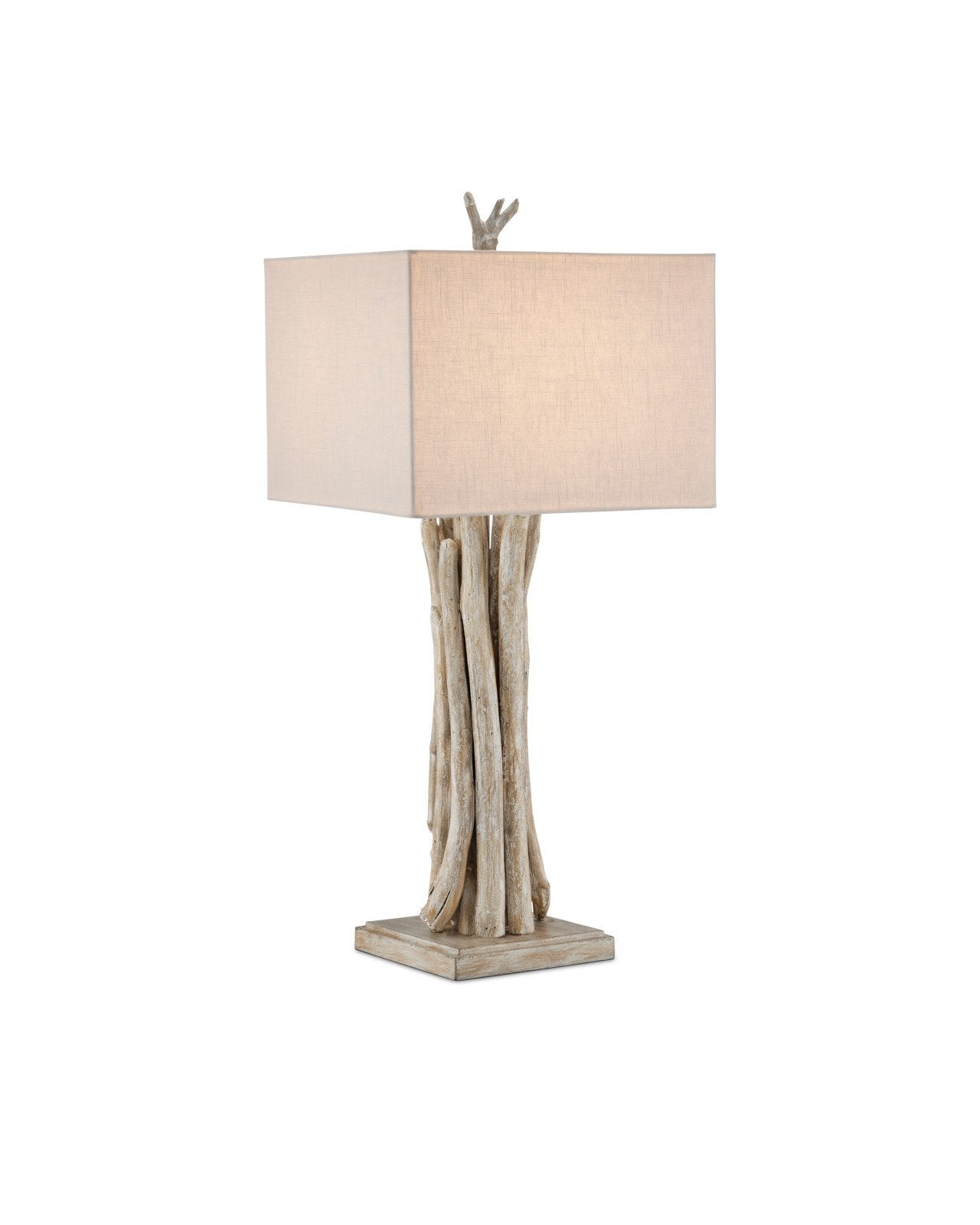 Driftwood Whitewash Table Lamp