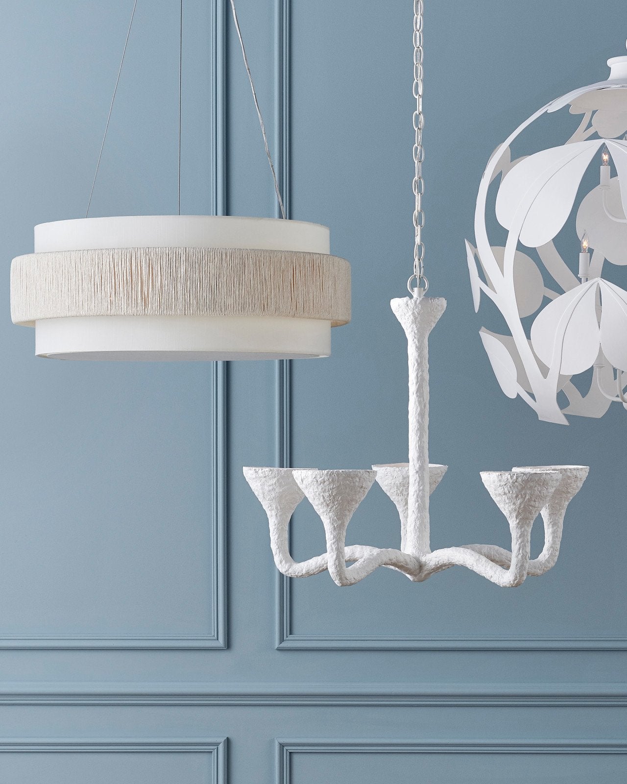 Rousham White Chandelier