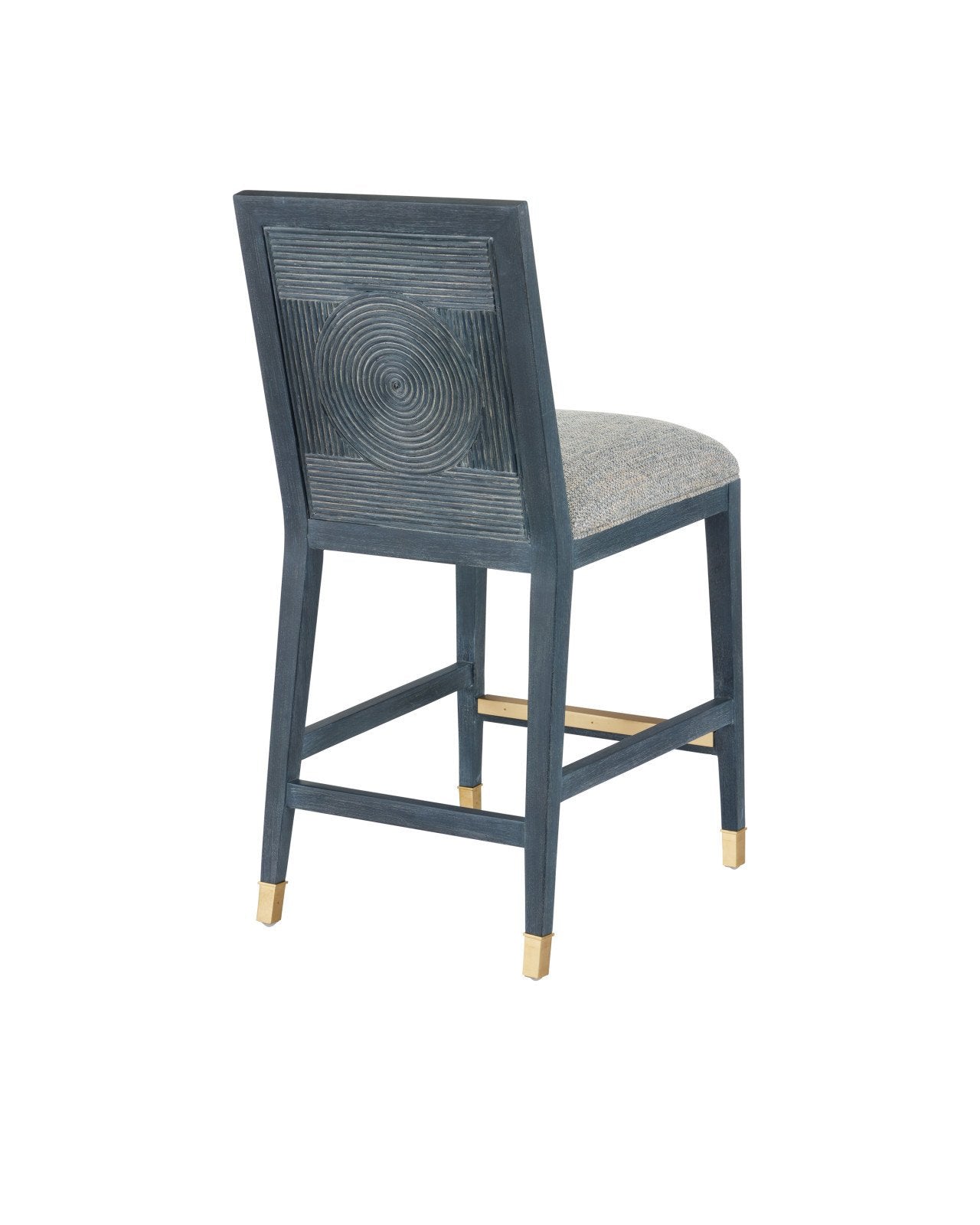 Santos Vintage Navy Counter Stool, Barrett Dusk