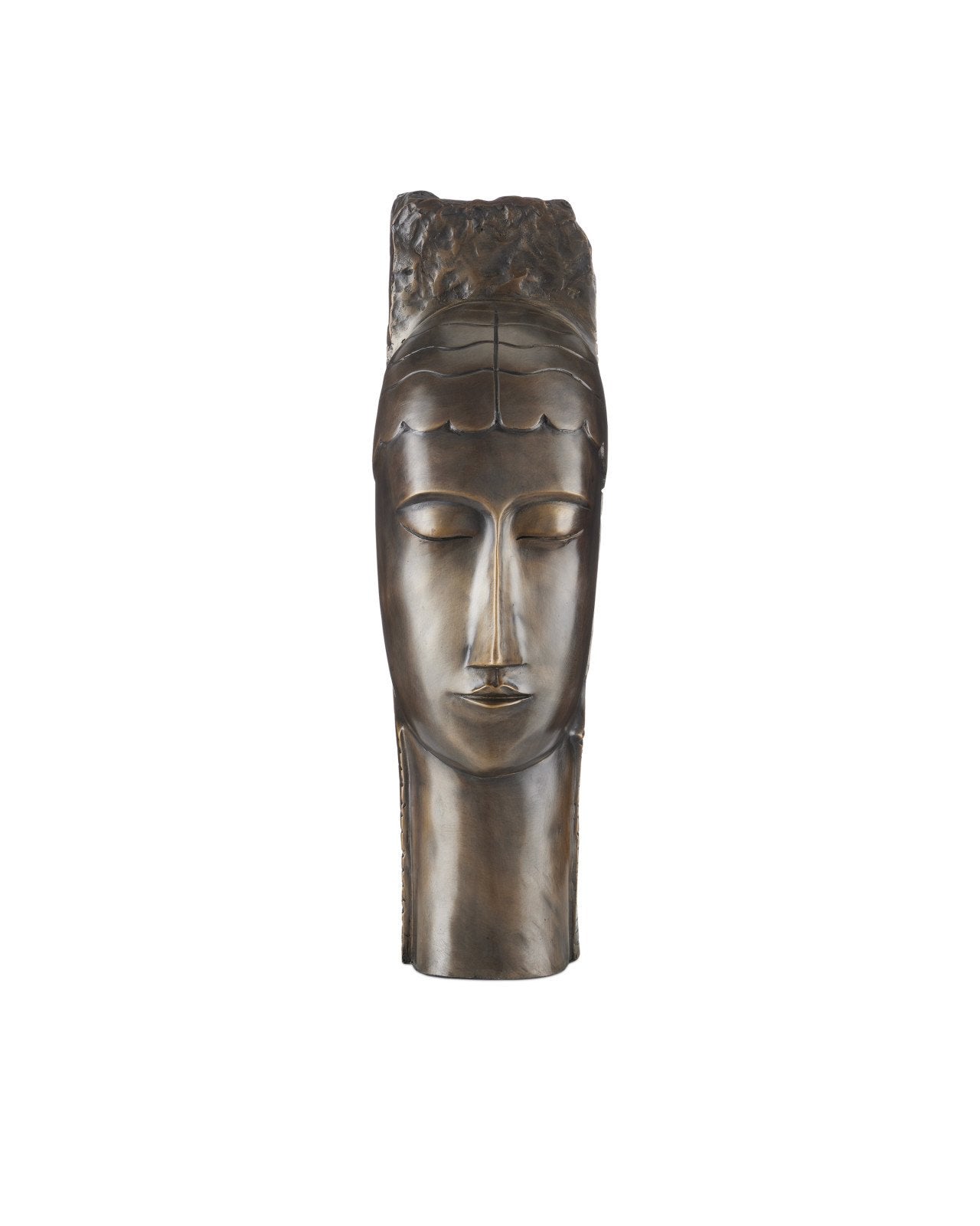 Art Deco Head Bronze