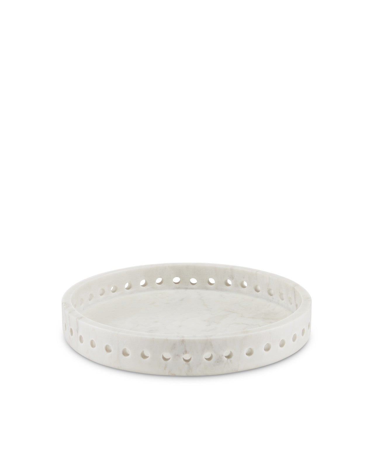 Freya Small White Marble Tray