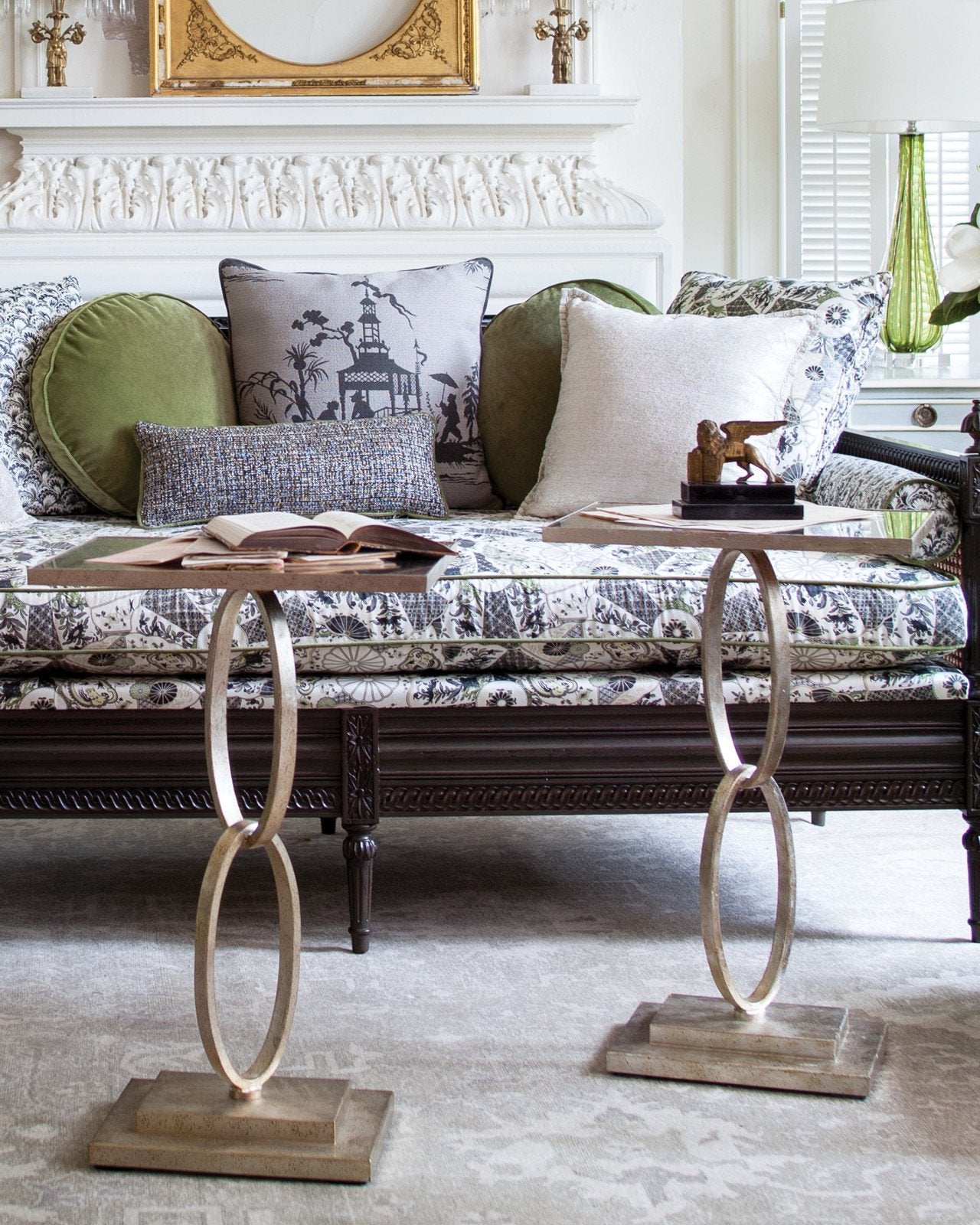 Bangle Silver Accent Table