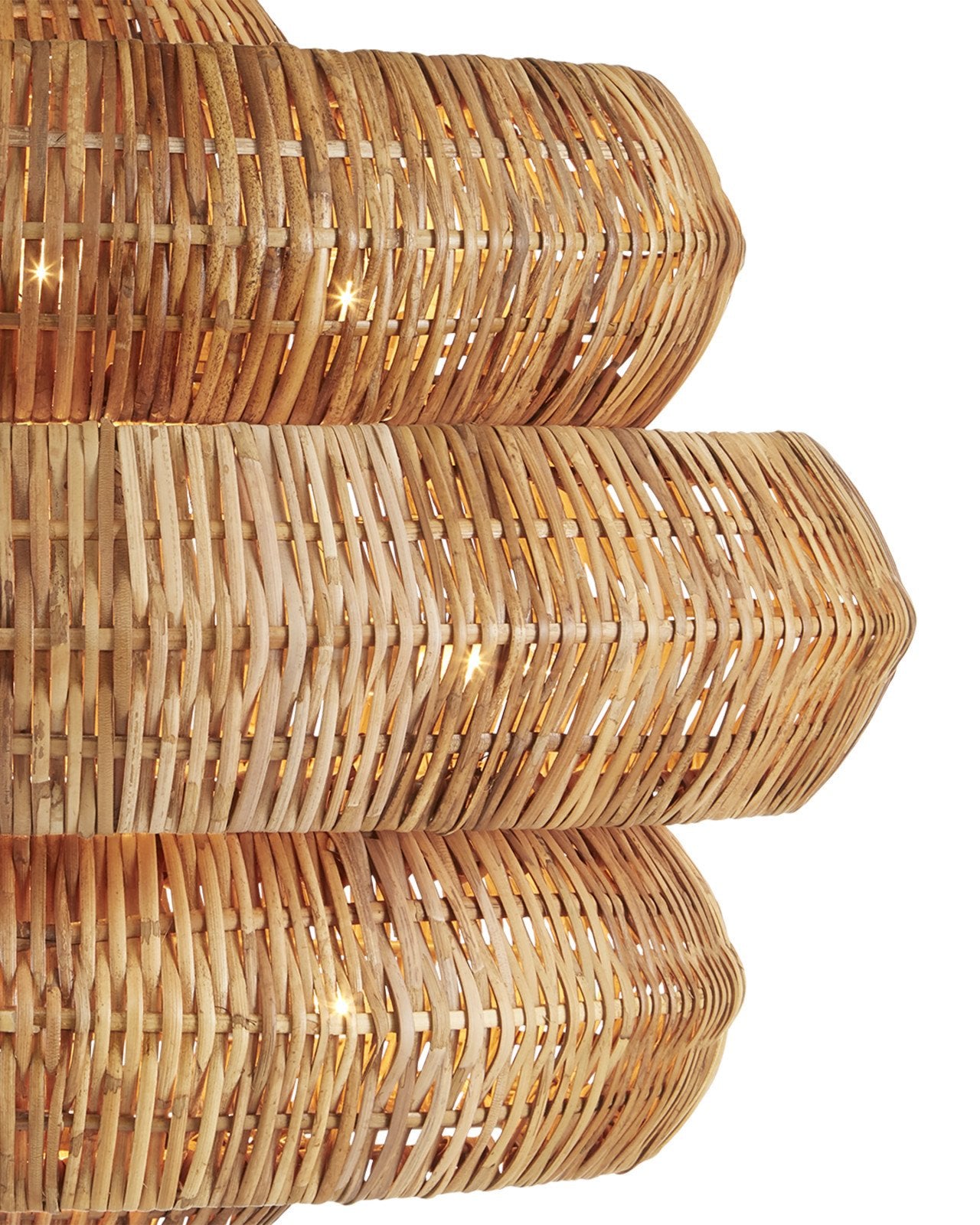 Antibes Medium Natural Chandelier
