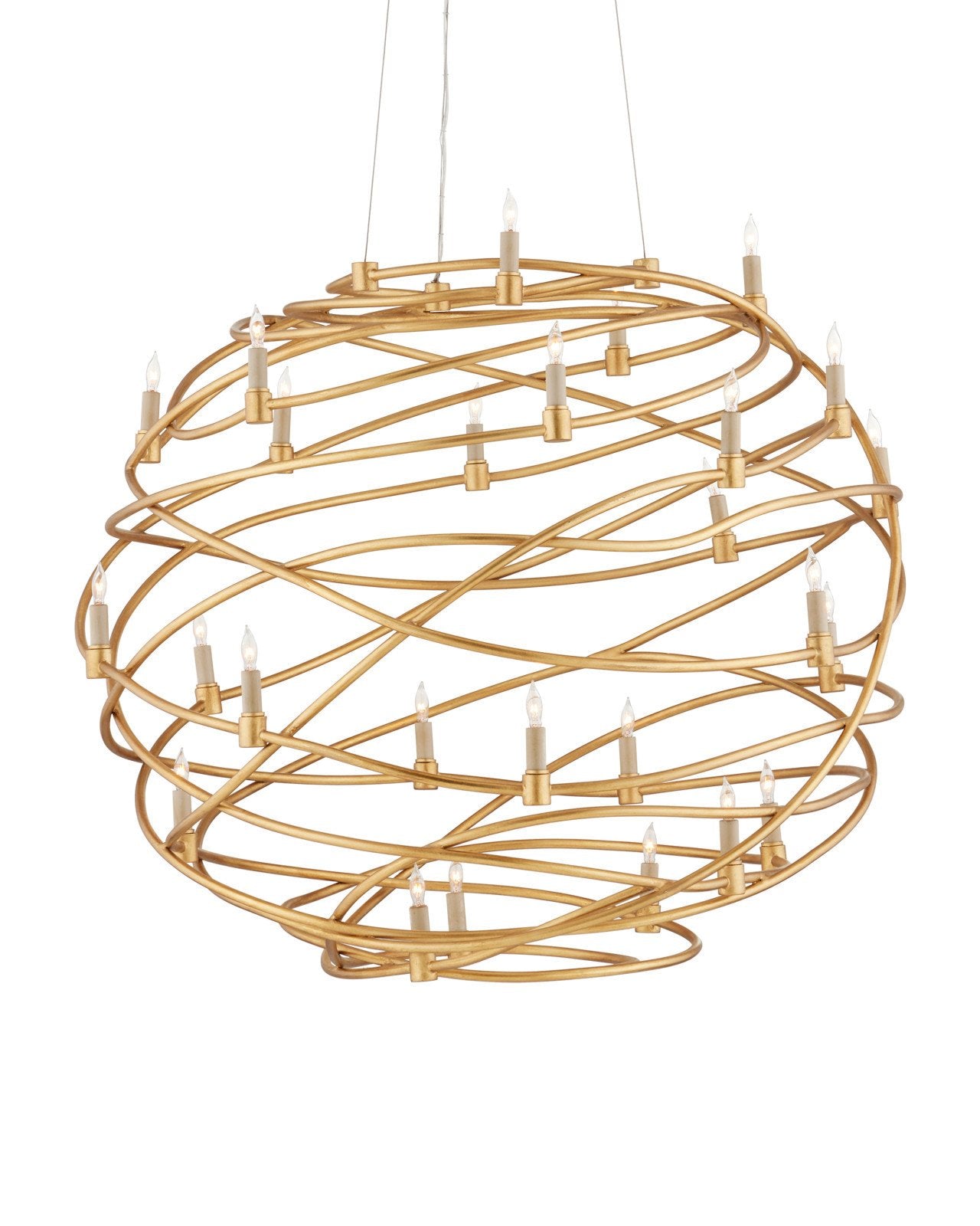 Franchette Gold Orb Chandelier