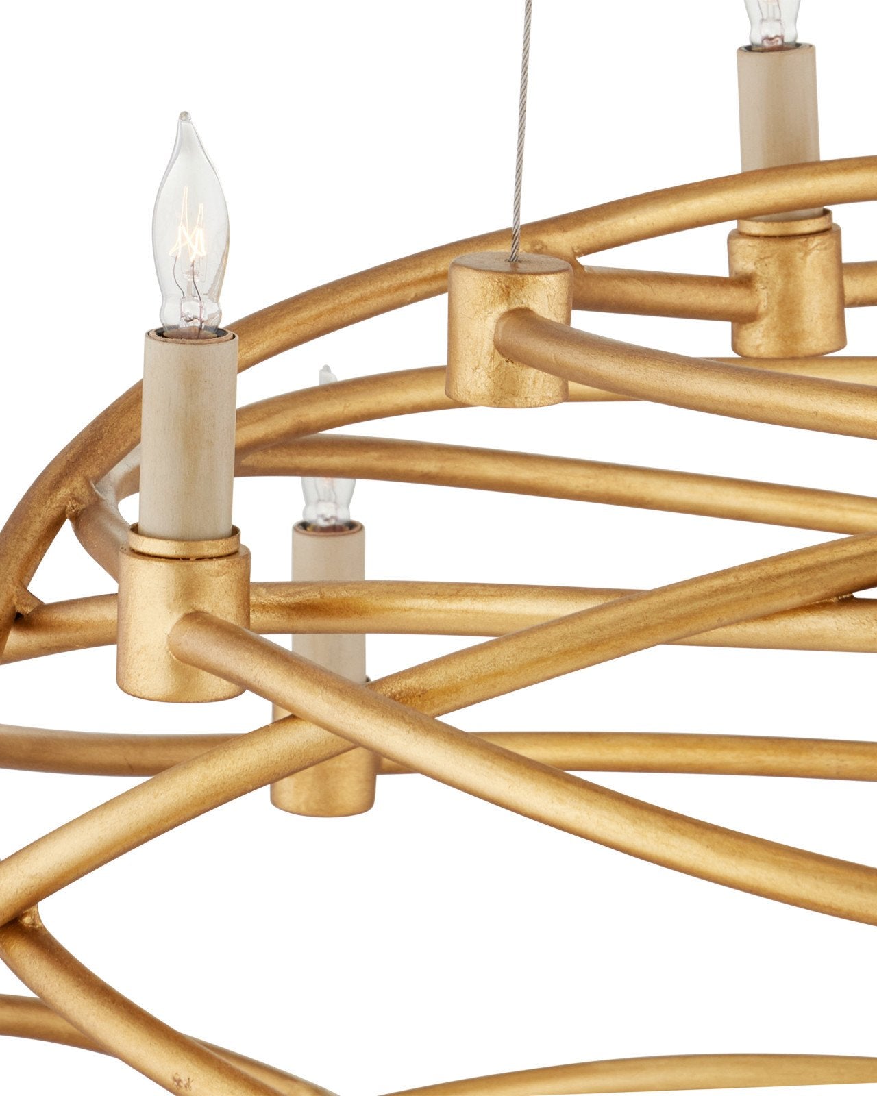 Franchette Gold Orb Chandelier