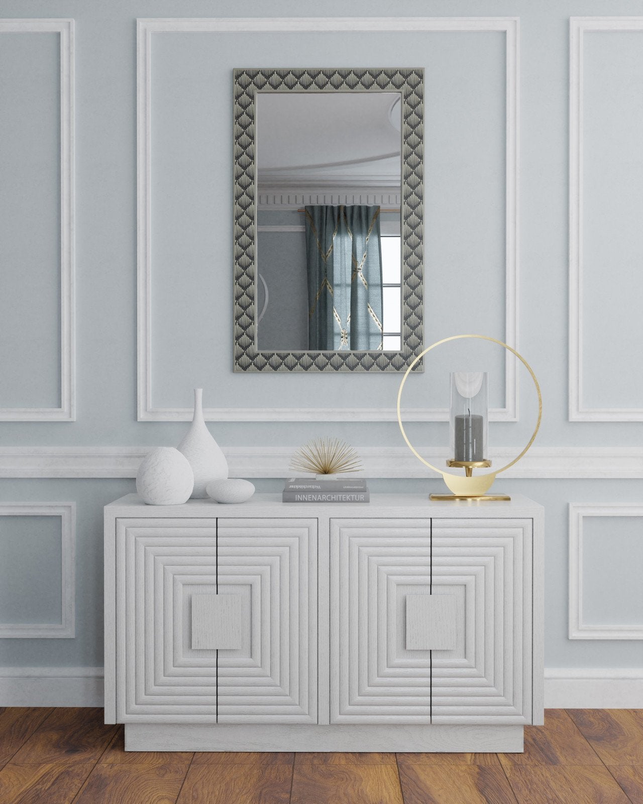 Morombe White Cabinet