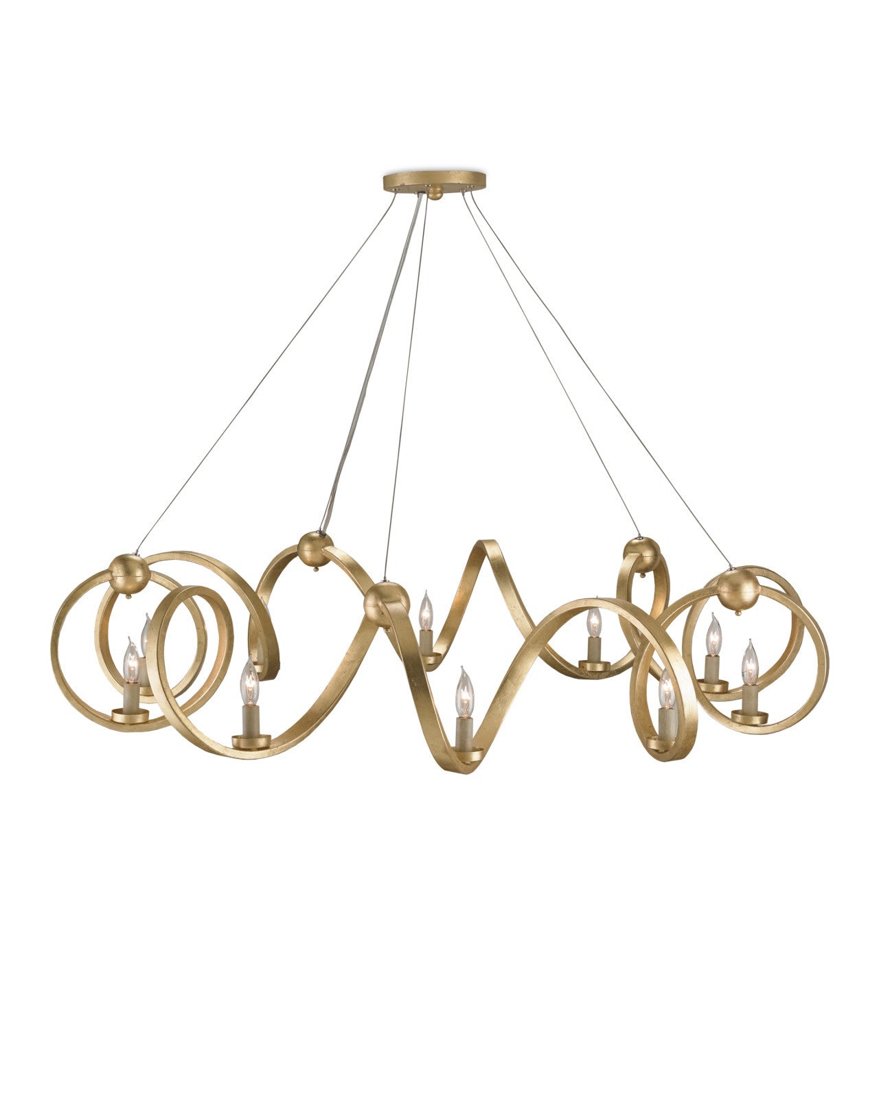 Ringmaster Gold Chandelier