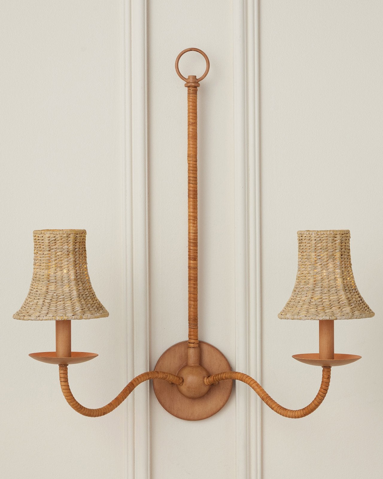 Bell Natural Chandelier Shade