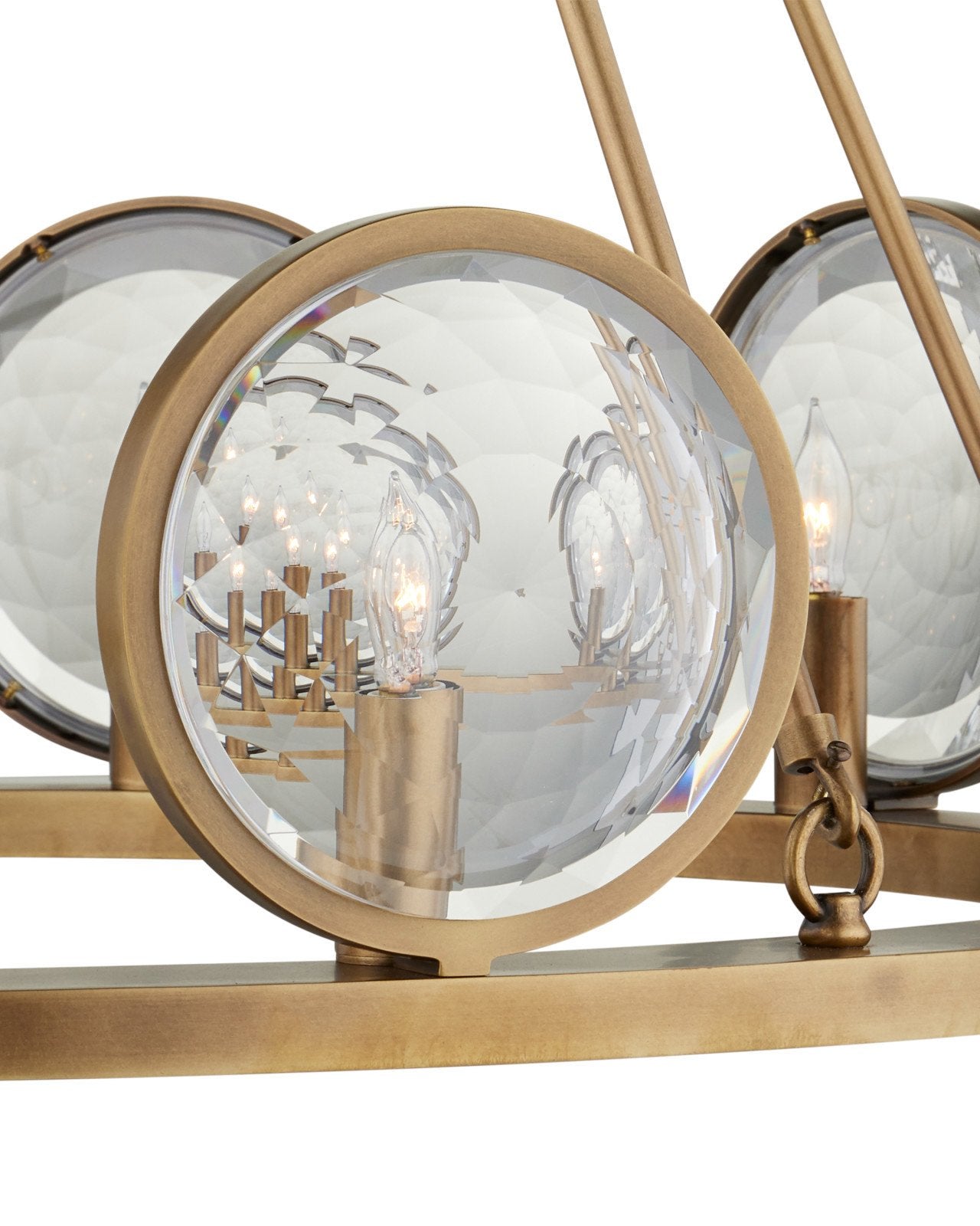 MarjieScope Brass Chandelier