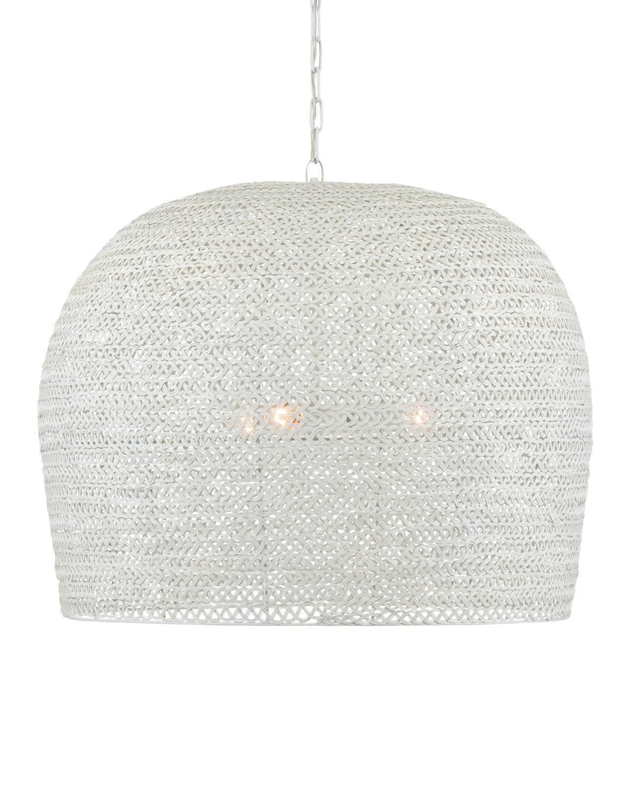 Piero Large White Chandelier 